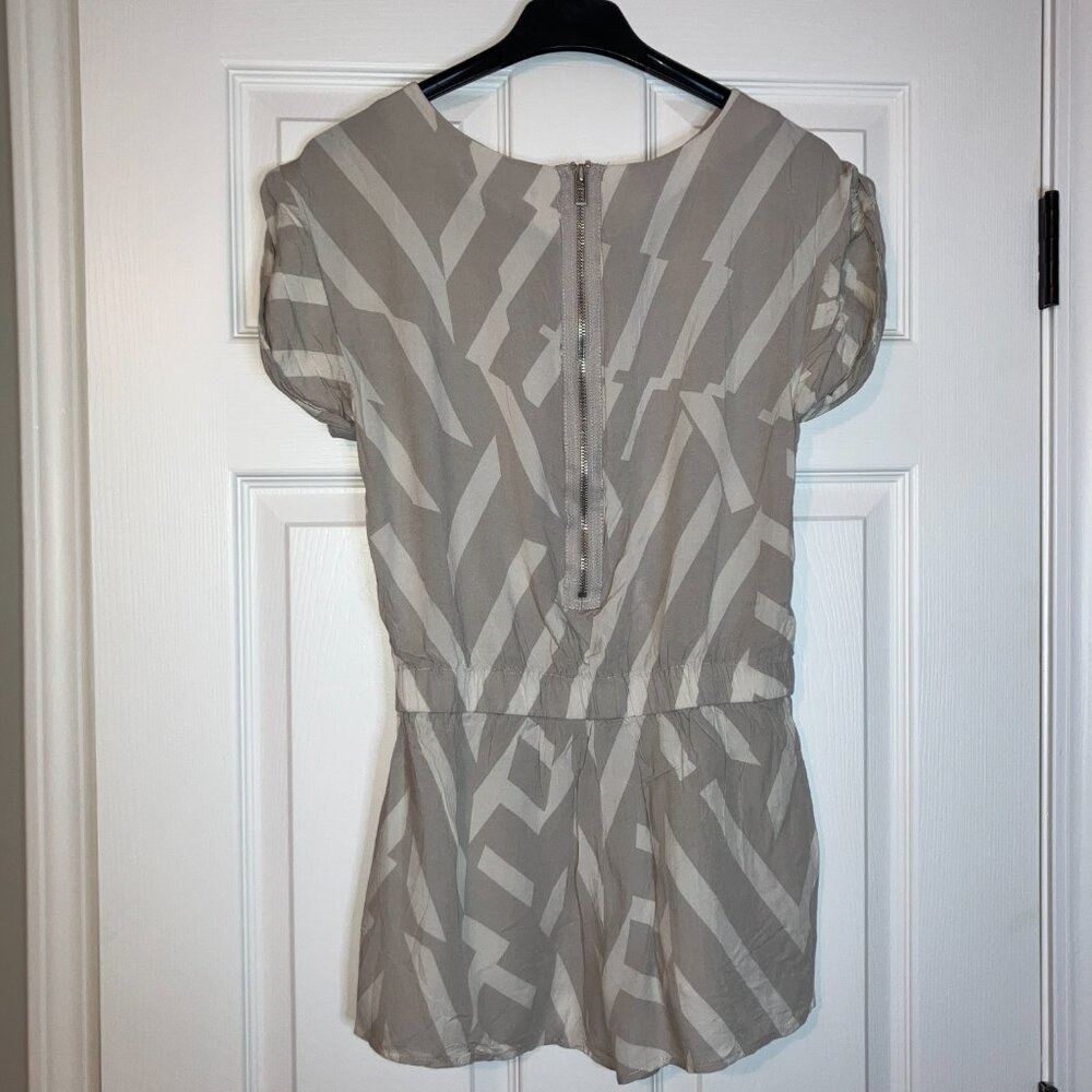 Armani Exchange: Geometric Patterned Romper (Size… - image 2